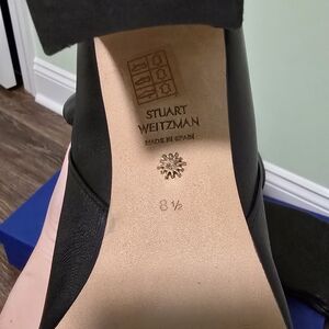 Stuart Weitzman Lucinda Black Boots. excellent condition. worn just ones